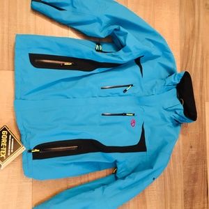 Men’s Aqua Blue Gore-Tex Ski Jacket (never worn)